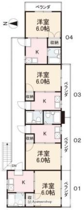 香川県高松市東ハゼ町(賃貸マンション1K・2階・19.44㎡)の写真 その2