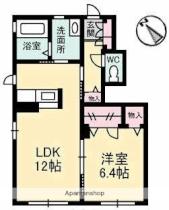 香川県高松市東山崎町（賃貸アパート1LDK・1階・45.82㎡） その2