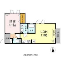 香川県高松市松島町３丁目（賃貸アパート1LDK・2階・40.35㎡） その2