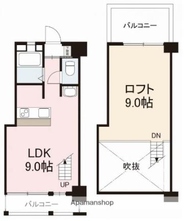 コリドールエスト 703｜香川県高松市塩上町１丁目(賃貸マンション1K・7階・40.39㎡)の写真 その2