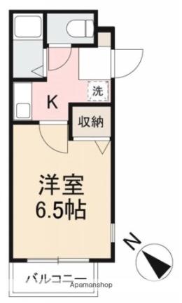 グロリアスハイム 2-A ｜ 香川県高松市宮脇町２丁目（賃貸マンション1K・2階・16.79㎡） その2