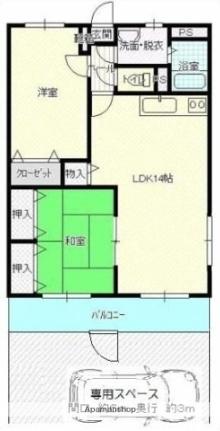 ローザ・クオーレI 101｜香川県高松市春日町(賃貸マンション2LDK・1階・60.97㎡)の写真 その2