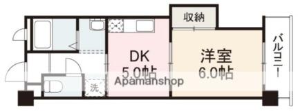 長栄マンション 406｜香川県高松市多肥下町(賃貸マンション1DK・4階・30.00㎡)の写真 その2