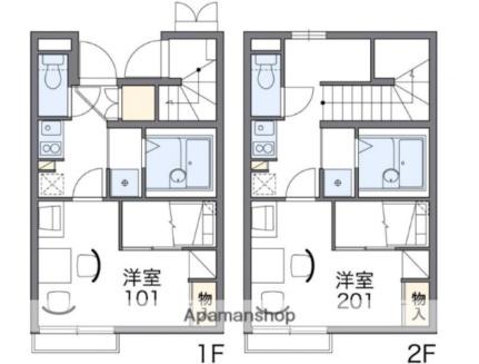 レオパレスラ　スリーズ 208｜香川県高松市林町(賃貸アパート1K・2階・26.08㎡)の写真 その2