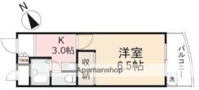 香川県高松市岡本町（賃貸マンション1K・3階・25.50㎡） その2