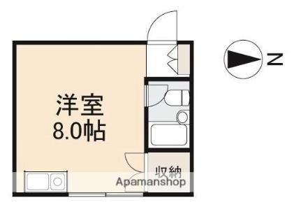 香川県高松市扇町２丁目(賃貸アパート1R・2階・19.13㎡)の写真 その2