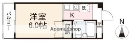 香川県高松市太田上町(賃貸マンション1K・4階・18.22㎡)の写真 その2