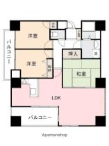 香川県高松市栗林町２丁目（賃貸マンション3LDK・4階・74.67㎡） その2