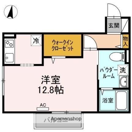 香川県高松市扇町２丁目（賃貸アパート1R・2階・34.76㎡） その2