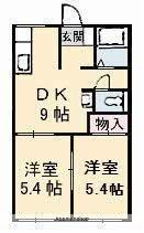 香川県高松市仏生山町甲(賃貸アパート2DK・2階・40.30㎡)の写真 その2
