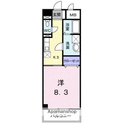 香川県高松市太田下町（賃貸マンション1K・2階・29.92㎡） その2