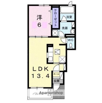 香川県高松市春日町（賃貸アパート1LDK・1階・45.09㎡） その2