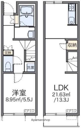 香川県高松市林町(賃貸アパート1LDK・1階・46.94㎡)の写真 その2
