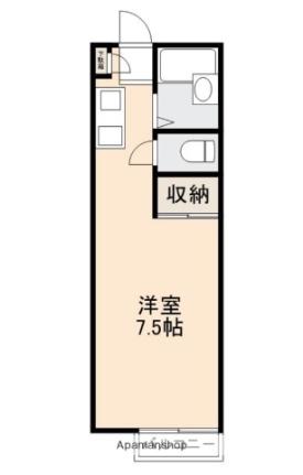 香川県高松市香西本町(賃貸アパート1R・1階・23.18㎡)の写真 その2