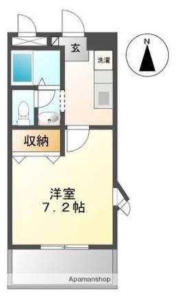 エスポア・タカスギ 201｜香川県高松市屋島西町(賃貸アパート1K・2階・24.84㎡)の写真 その2