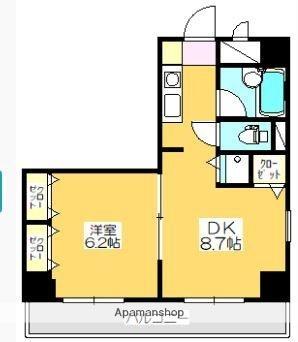 エグゼクティブコート中新町 401｜香川県高松市中新町(賃貸マンション1DK・4階・37.78㎡)の写真 その2