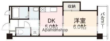 長栄マンション 402｜香川県高松市多肥下町(賃貸マンション1DK・4階・30.00㎡)の写真 その2