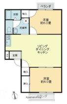 フォブール吉峰IIＢ B202 ｜ 香川県高松市林町（賃貸アパート2LDK・2階・57.80㎡） その2