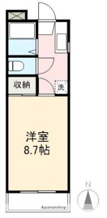 ラフィネ・ノワール高松 301｜香川県高松市新北町(賃貸マンション1K・3階・27.95㎡)の写真 その2