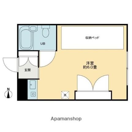 フォレスト錦町 203 ｜ 香川県高松市錦町１丁目（賃貸アパート1R・2階・15.40㎡） その2