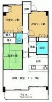 ル・エスト今里 103 ｜ 香川県高松市今里町２丁目（賃貸マンション3LDK・1階・70.86㎡） その2