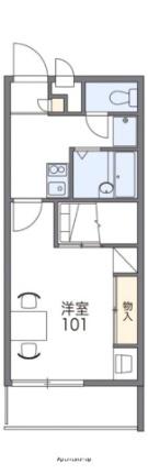 レオパレスクレール勝賀 202｜香川県高松市鬼無町藤井(賃貸アパート1K・2階・23.18㎡)の写真 その2