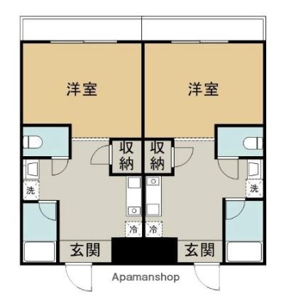 グランシャトー青山 南棟308｜香川県丸亀市土器町東５丁目(賃貸マンション1K・3階・28.00㎡)の写真 その2