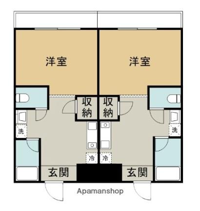 グランシャトー青山 北棟408｜香川県丸亀市土器町東５丁目(賃貸マンション1K・4階・28.00㎡)の写真 その2