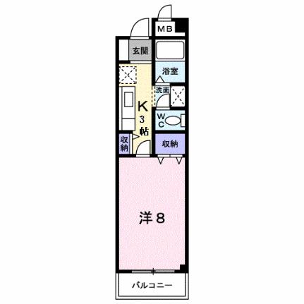 ラムール雅 101｜香川県綾歌郡宇多津町浜六番丁(賃貸マンション1K・1階・27.00㎡)の写真 その2