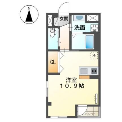 ビタローマ 202｜香川県坂出市京町１丁目(賃貸アパート1R・2階・29.75㎡)の写真 その2