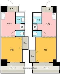 Ｕマンション 806｜香川県綾歌郡宇多津町浜五番丁(賃貸マンション1DK・8階・25.00㎡)の写真 その2