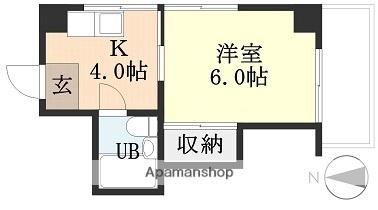 丸の内ハイツ 308｜愛媛県松山市平和通４丁目(賃貸マンション1K・3階・20.46㎡)の写真 その2