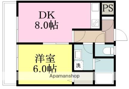 メゾン越智 108｜愛媛県松山市越智３丁目(賃貸マンション1DK・1階・35.30㎡)の写真 その2