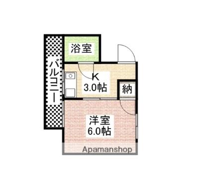 土居田コーポ 203｜愛媛県松山市保免上１丁目(賃貸アパート1K・2階・27.00㎡)の写真 その2