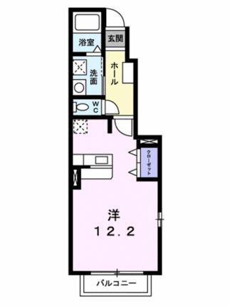 エクセレンテ関谷Ａ 101｜愛媛県松山市南斎院町(賃貸アパート1R・1階・32.90㎡)の写真 その2