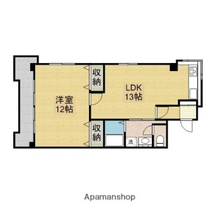 セントラルハイム弐番館 228｜愛媛県松山市立花５丁目(賃貸マンション1LDK・2階・56.52㎡)の写真 その2