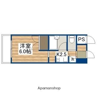 ラ・パルフェ・ド・ユーリスミー 301｜愛媛県松山市天山１丁目(賃貸マンション1K・3階・21.38㎡)の写真 その2