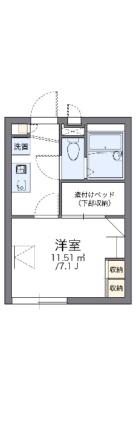 レオパレスＩＫＵＳＨＩ 201｜愛媛県松山市生石町(賃貸アパート1K・2階・19.87㎡)の写真 その2