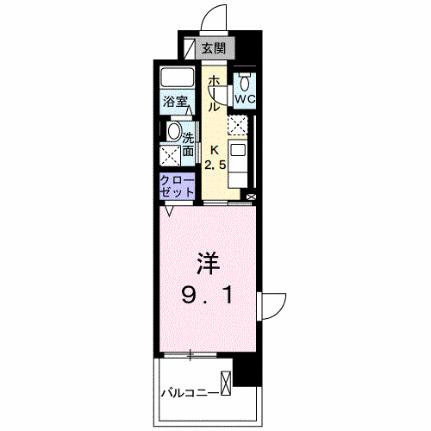 サン住吉II 201｜愛媛県松山市竹原３丁目(賃貸マンション1K・2階・30.96㎡)の写真 その2