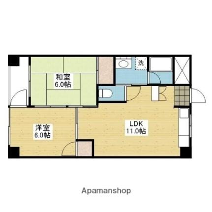 シャルマンコーポ土居 ｜愛媛県松山市土居町(賃貸マンション2LDK・3階・50.73㎡)の写真 その2