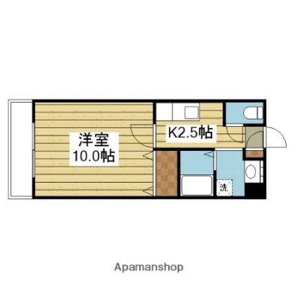 サンクレイドルカメヤマ ｜愛媛県松山市鷹子町(賃貸マンション1K・2階・29.16㎡)の写真 その2