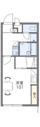 レオパレスエーデルハイム 104｜愛媛県東温市南方(賃貸アパート1K・1階・23.18㎡)の写真 その2