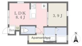 愛媛県松山市祇園町（賃貸アパート1LDK・1階・29.70㎡） その2