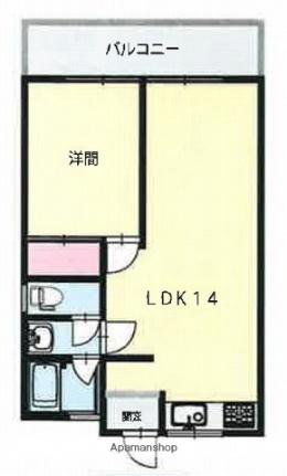 衣山第1マンション  ｜ 愛媛県松山市衣山１丁目（賃貸マンション1LDK・2階・41.00㎡） その2