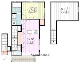 ＢＥＬＧＲＡＶＩＡ　ＤＯＩＤＡ　ｓｑｕａｒｅ 203 ｜ 愛媛県松山市土居田町（賃貸アパート1LDK・2階・35.13㎡） その2