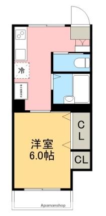 大潮田コーポ 203 ｜ 高知県高知市高須３丁目（賃貸マンション1K・2階・23.00㎡） その2