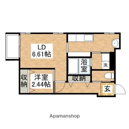 ＭｙＰｌａｃｅ土井 101 ｜ 福岡県福岡市東区土井３丁目（賃貸アパート1DK・1階・33.57㎡） その2