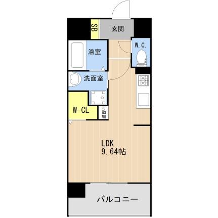 ＬＩＢＴＨ箱崎駅前 702｜福岡県福岡市東区箱崎３丁目(賃貸マンション1R・7階・27.37㎡)の写真 その2