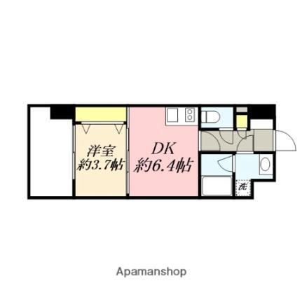 ブランシエスタ千早ＲＪＲ 409｜福岡県福岡市東区千早５丁目(賃貸マンション1DK・4階・28.20㎡)の写真 その2