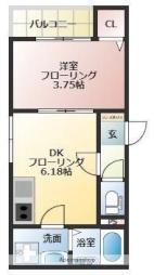 唐人町駅 6.6万円